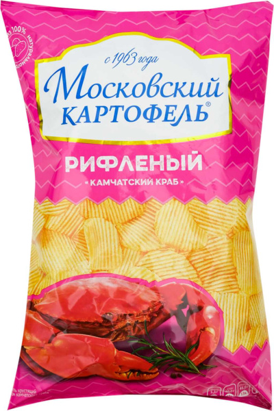 Московский картофель 120г Камчатский краб 1*16